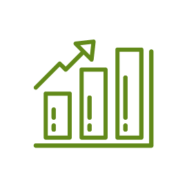 Crecimiento y proyección de los negocios.